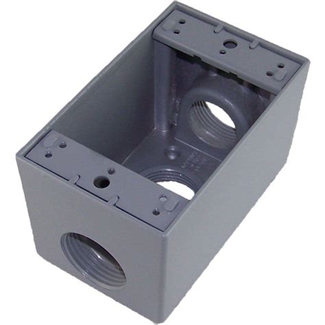 3.5 x 2.25 steel junction box|2x4 weatherproof box.